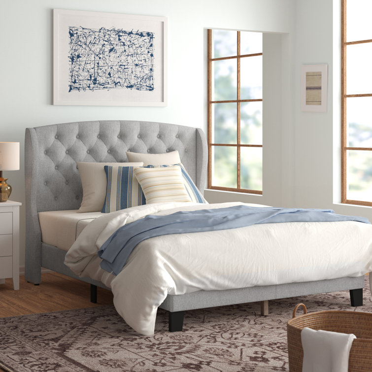 Three Posts™ Lilianna Tufted Upholstered Low Profile Platform Bed